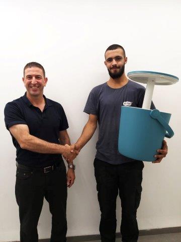 אודי שגיא ואמיר סעאידה. צילום: מורן גולדשטיין 